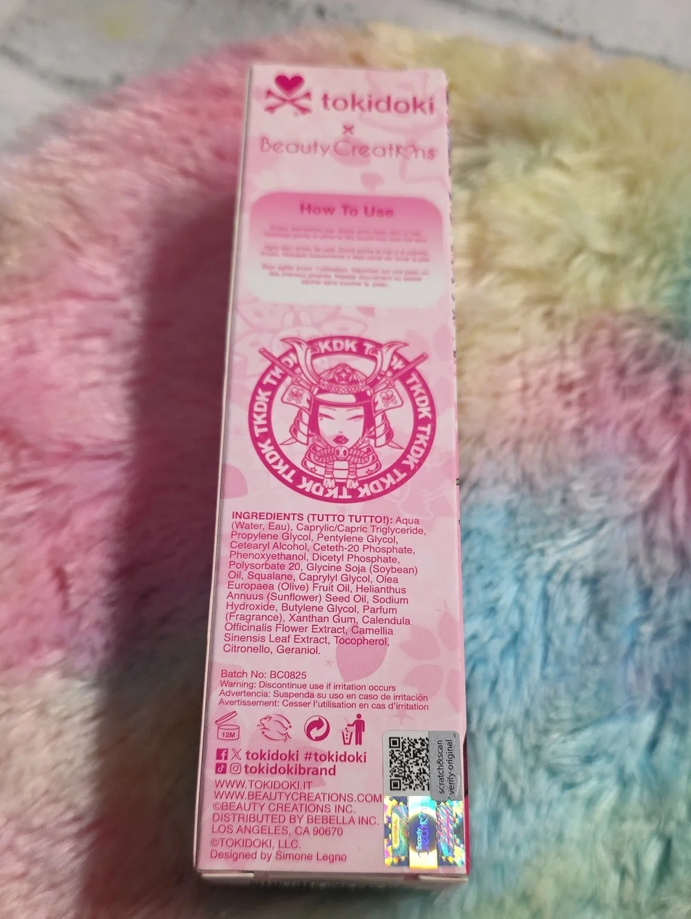 tokidoki Pink Tutto Tutto! Hydrating Essence Spray